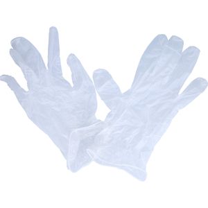 HANDSCHUHE Einmal Latex unsteril mittel