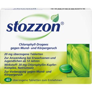 STOZZON Chlorophyll überzogene Tabletten