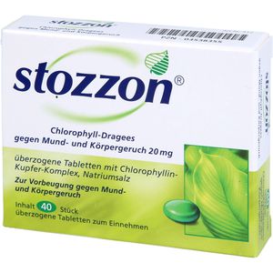 STOZZON Chlorophyll überzogene Tabletten