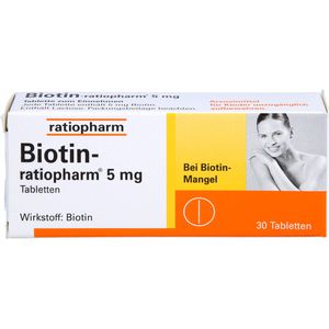 Biotin-Ratiopharm 5 mg Tabletten 30 St 30 St