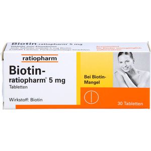 BIOTIN RATIOPHARM 5 mg Tabletten