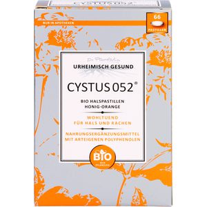 Cystus 052 Bio Halspastillen Honig Orange 66 St 66 St