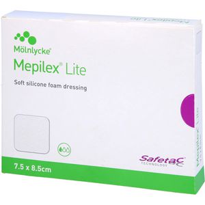 MEPILEX Lite Schaumverband 7,5x8,5 cm steril