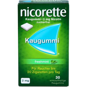Nicorette Kaugummi 2 mg freshmint 30 St