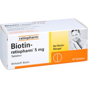 BIOTIN-RATIOPHARM 5 mg Tabletten