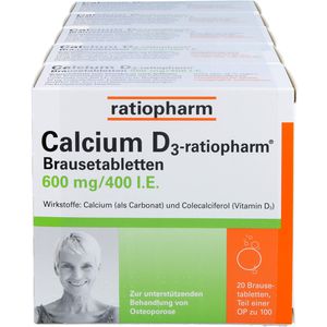 CALCIUM D3 ratiopharm Brausetabletten
