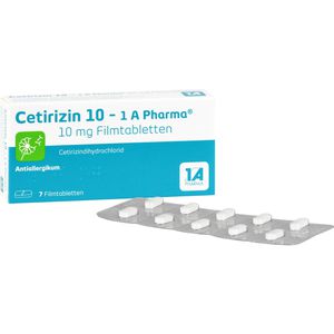 CETIRIZIN 10-1A Pharma Filmtabletten