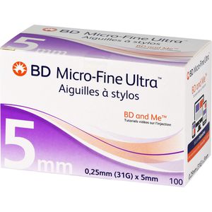 BD MICRO-FINE ULTRA Pen-Nadeln 0,25x5 mm 31 G