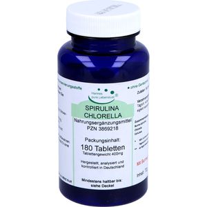 Spirulina+Chlorella Tabletten 180 St 180 St