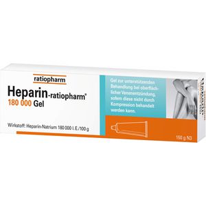Heparin-Ratiopharm 180.000 I.E. Gel 100 g