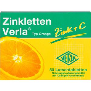 ZINKLETTEN Verla Orange Lutschtabletten