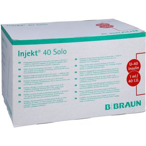 INJEKT Solo Insulinspr.1 ml U40
