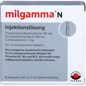 MILGAMMA N solutie injectabila fiole