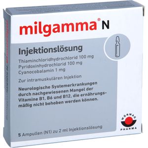 MILGAMMA N solutie injectabila fiole