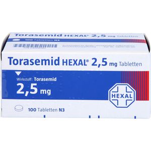 Torasemid 2 5 mg preis