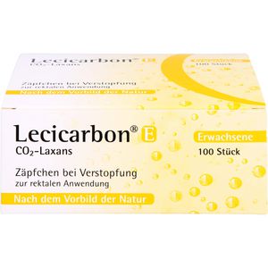Lecicarbon E Co2 Laxans Erwachsenensuppositorien 100 St
