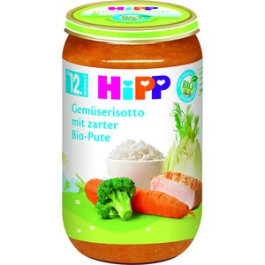 HIPP Menü Gemüserisotto m.zarter Bio-Pute ab d.12M