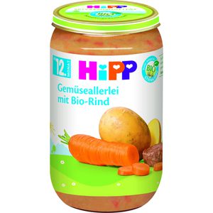 HIPP Menü Gemüseallerlei m.Bio-Rind ab d.12 M.
