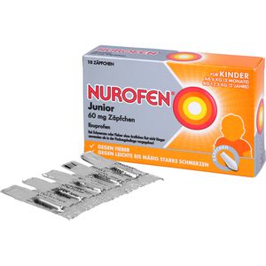 NUROFEN Junior 60 mg Zäpfchen