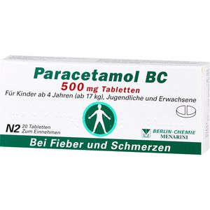 PARACETAMOL BC 500 mg Tabletten