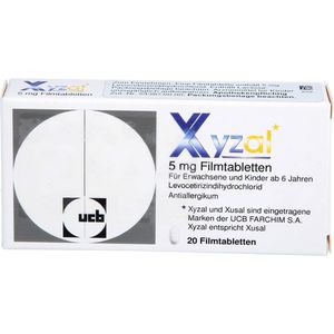 Xyzal Filmtabletten 20 St - antiallergische Tabletten gegen Heuschnupfen und Nesselsucht