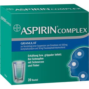 ASPIRIN COMPLEX 20  sachets met korrels