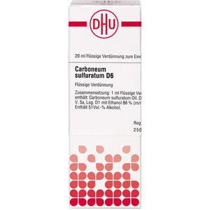 CARBONEUM SULFURATUM D 6 Dilution