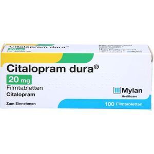CITALOPRAM dura 20 mg Filmtabletten