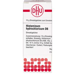 Histaminum hydrochloricum D 6 Globuli 10 g 10 g
