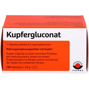 Kupfergluconat Tabletten 100 St