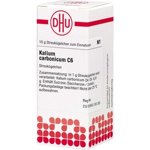 Kalium Carbonicum C 6 Globuli 10 g 10 g