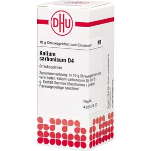 Kalium Carbonicum D 4 Globuli 10 g 10 g