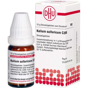 KALIUM SULFURICUM C 200 Globuli