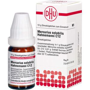 Mercurius Solubilis Hahnemanni C 12 Globuli 10 g