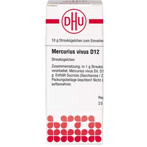 Mercurius Vivus D 12 Globuli 10 g 10 g