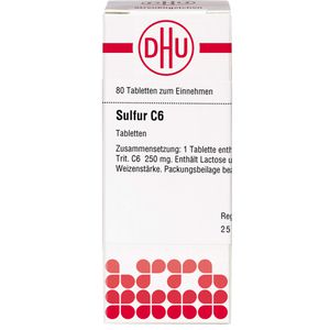 Sulfur C 6 Tabletten 80 St