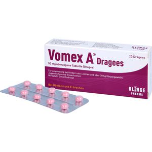 VOMEX A Dragees 50 mg überzogene Tabletten