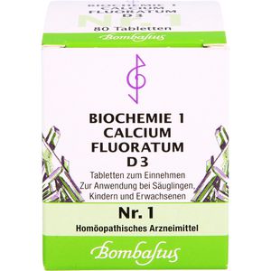 Bombastus BIOCHEMIE 1 Calcium fluoratum D 3 Tabletten