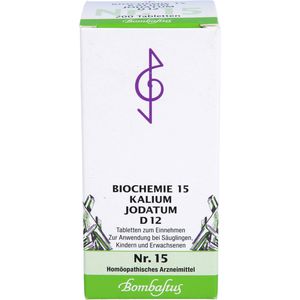 BIOCHEMIE 15 Kalium jodatum D 12 Tabletten