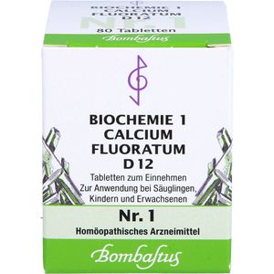 Bombastus BIOCHEMIE 1 Calcium fluoratum D 12 Tabletten
