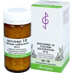 BIOCHEMIE 18 Calcium sulfuratum D 12 Tabletten
