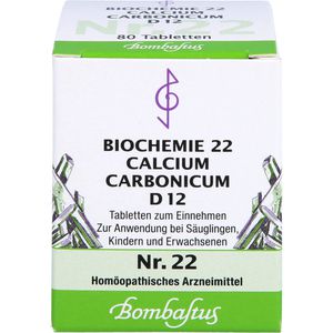 Bombastus BIOCHEMIE 22 Calcium carbonicum D 12 Tabletten