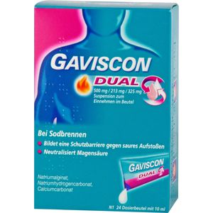 GAVISCON Dual 500mg/213mg/325mg Suspens.im Beutel