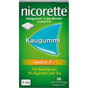 Nicorette Kaugummi 2 mg freshfruit 30 St
