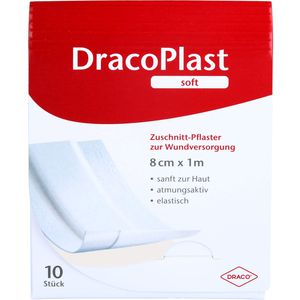 Dracoplast Soft Pflaster 8 cmx1 m 1 St