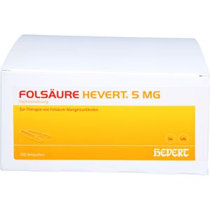 Folsäure Hevert 5 mg Ampullen 100 St 100 St