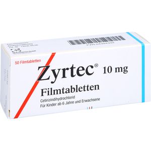 ZYRTEC 10 mg Filmtabletten