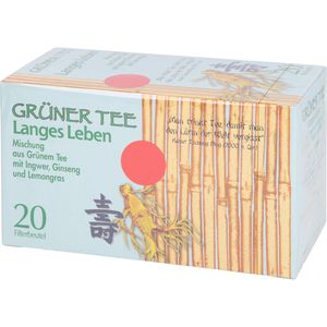 GRÜNER TEE+Ingwer+Ginseng Filterbeutel