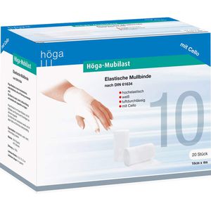 HÖGA-MUBILAST Fixierbinde 10 cmx4 m m.Cellophan