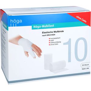 HÖGA-MUBILAST Fixierbinde 10 cmx4 m o.Cellophan